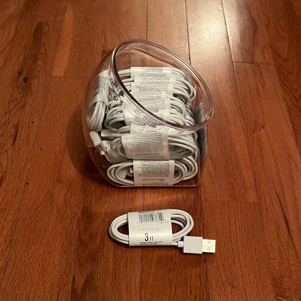 BOGO Lightening USB cables